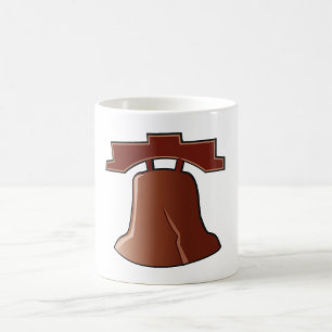 Modern Liberty Bell Patriotic Philadelphia Icon Kaffemugg
