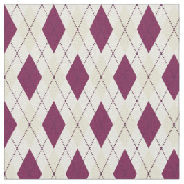 Modern Light Beige Lila Argyle Geometric Tyg