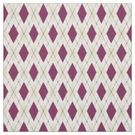 Modern Light Beige Lila Argyle Geometric Tyg