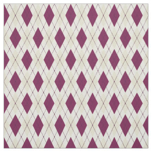 Modern Light Beige Lila Argyle Geometric Tyg