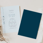 Modern Light Blue Pub Mitzvah Typography Inbjudningar<br><div class="desc">Mazel tov vid detta speciella tillfälle! Gör er sons ceremoni i Pub Mitzvah och party speciell med denna minimalistiska typografi baby blue, marinblå och vit inbjudan. OBS! Om du vill mata in Hebrew brev måste du kopiera och klistra in hebretexten i fält för hebreiska namn (t.ex. kan du gå till...</div>