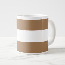 Modern Light Mocha Brown White Nautical Rand