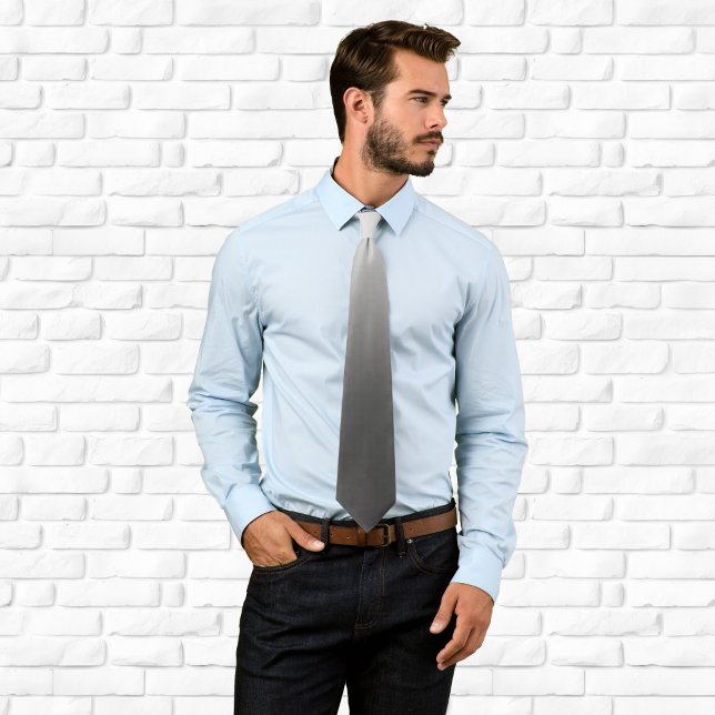 Modern Light to Dark Grey Monotone Gradient Slips (Modern Light to Dark Grey Monotone Gradient Neck Tie)