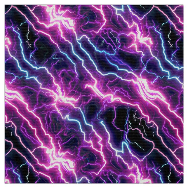 Modern Lightning Mönster material Tyg (Provkarta)