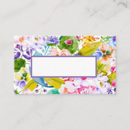 Modern Lila Blommigt Romantic Bröllop Place Card Placeringskort