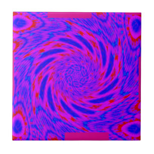 Modern lila-blue-rosa ros-elegant-design kakelplatta