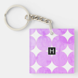 Modern Lila Circles Monogram