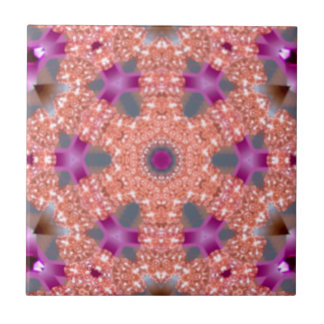 Modern lila för elegant - rosa ros-design kakelplatta