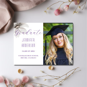 Modern Lila för fotoannonsering i Studenten Meddelande