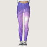 Modern Lila för friidrott i Chic  i Girly Leggings<br><div class="desc">.Girly lila,  modern abstrakt-design för din träningsrutin. Perfekt för gymmet,  lagsporter eller promenader runt sjö.</div>