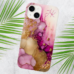 Modern Lila Guld Marble Monogram-Personlig<br><div class="desc">Modern Rosa Lila Guld Marble Monogram Personlig iphone case har ditt personlig monogram i ett kalligrafiskt skripttypografi i elegant på en modern rosa-,  lila- och guld marmorbakgrund. Perfekt på födelsedagen,  mamma på Mors dag,  jul och helgdagar. Designad av ©Evco Studio www.zazzle.com/store/evcostudio</div>