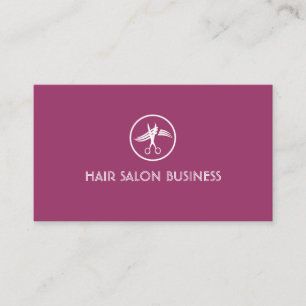 Modern Lila Hair Stylist Beauty Salon Lojalitetskort