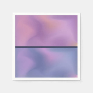 Modern Lila och Rosa Swirling Abstract Design Pappersservett