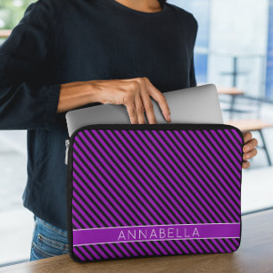 Modern Lila Rand Laptop Fodral