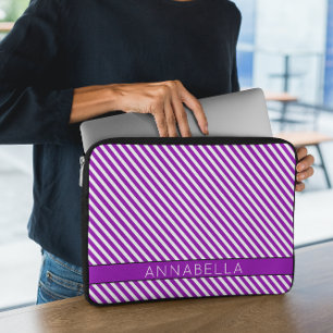 Modern Lila Rand Laptop Fodral
