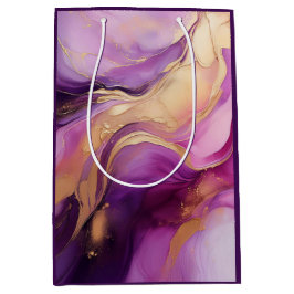 Modern Lila Rosa och Guld