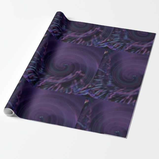 MODERN LILA SNIGEL PRESENTPAPPER (Utrullad)