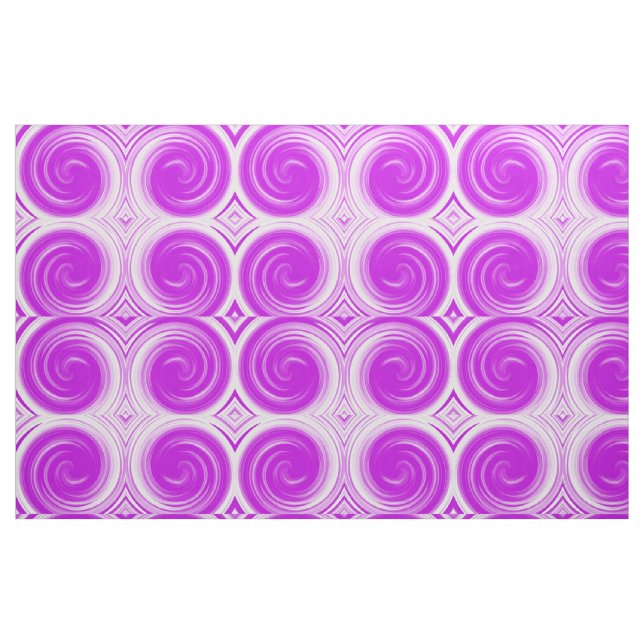 Modern Lila Swirl Abstrakt Art. 2 Tyg (Fat Quarter)