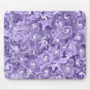 Modern Lila Swirl Art Musmatta