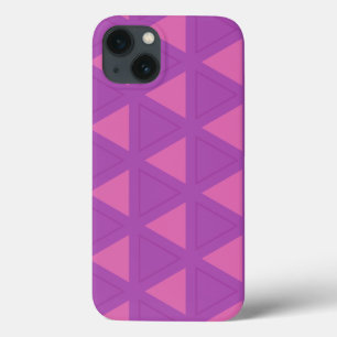 Modern Lila Triangle Mönster