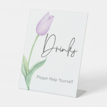 Modern Lila Tulip Solo Möhippa Drinks