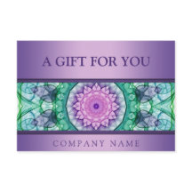 Modern lila vattenlily mandala