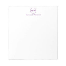 Modern Lila Violet Circle Two Monogram - början