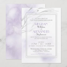 Modern Lilac Watercolor Stänk