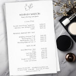 Modern, linjekonst, kvinna, läder, salon, Pricelis Flygblad<br><div class="desc">Modern,  linjekonst,  kvinna,  läder,  salon,  prislista,  Flyers.</div>