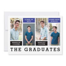 Modern Linjer Syskon Studenten-meddelande