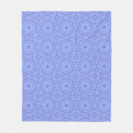 Modern Liquid Art Flower Mandala Pattern Fleecefilt