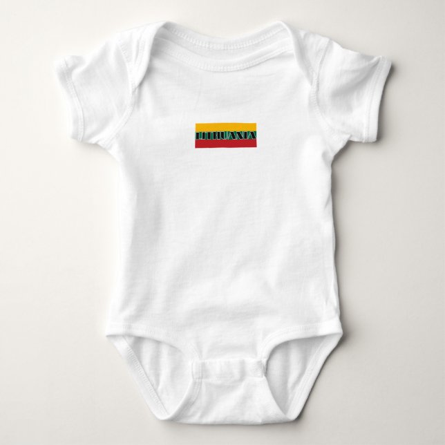 Modern lithuania land Flagga Souvenir T Shirt (Framsida)