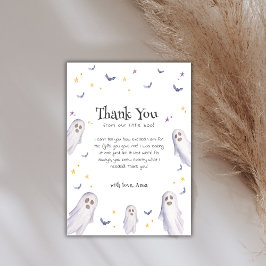 Modern Little Boo Stars Ghost Baby Shower Tack Kort