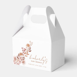 Modern Little WildblommBoho | Fall Baby Shower Presentaskar