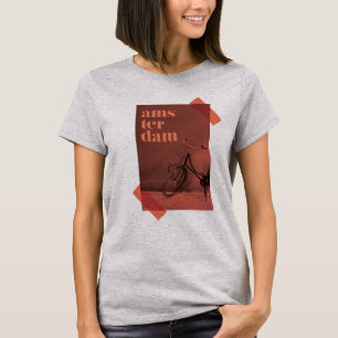 Modern, livfull grafisk design - Amsterdamkultur T Shirt