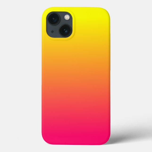 Modern livfull gul orange rosa ombre (Baksida)