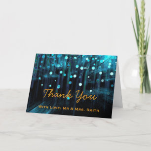 Modern Ljus Glitter Confetti Sparkles Tack Kort