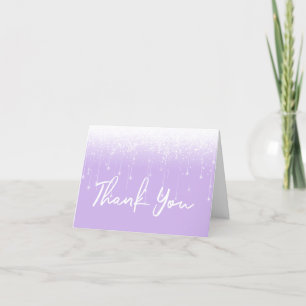 Modern Ljus Lavender White Sweet 16 Tack Kort