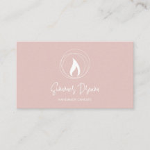 Modern ljus -  Rosa - minimal Candlemaker