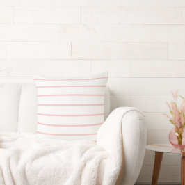 Modern Ljus rosa Simple Rand Mönster Kudde