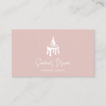 Modern ljusbåge -  Rosa - minimalistbin Vax