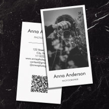 Modern Lodrät Fotografi QR-kodfoto