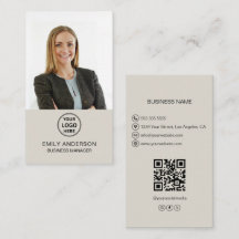 Modern Logo Foto QR Sociala Medier Professionell