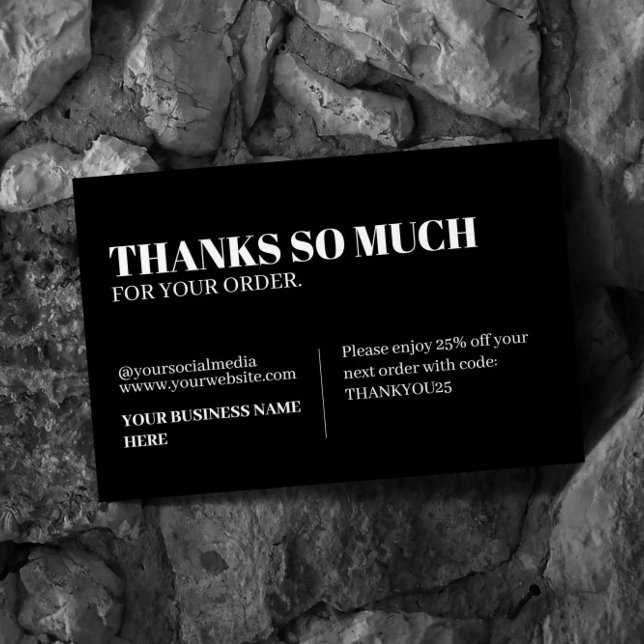 Modern Logotyp - Affärskort med platta Tack (Skapare uppladdad)