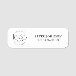 Modern Logotyp av minimal Anpassningsbar, svart oc Namnbricka