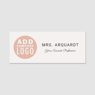 Modern Logotyp Business Company Management Namnbricka