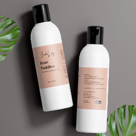 Modern Logotyp Cosmetic Flaska-etikett Fraktsedel