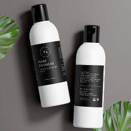 Modern Logotyp Cosmetic Flaska-etikett Fraktsedel