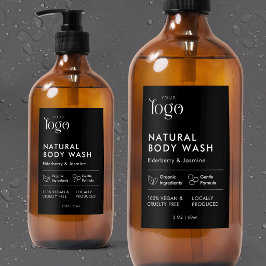 Modern Logotyp Cosmo Flaska Vattentät Produktetike Mat Etikett