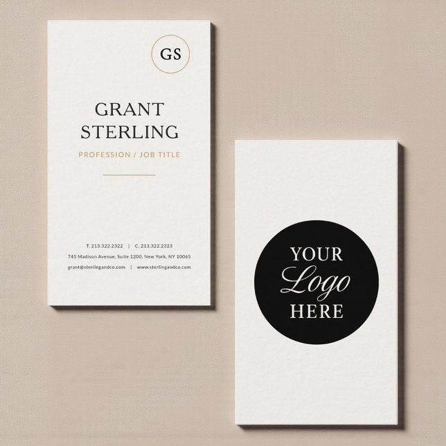 Modern Logotyp Elegant Minimalistisk Professionell Visitkort (Skapare uppladdad)